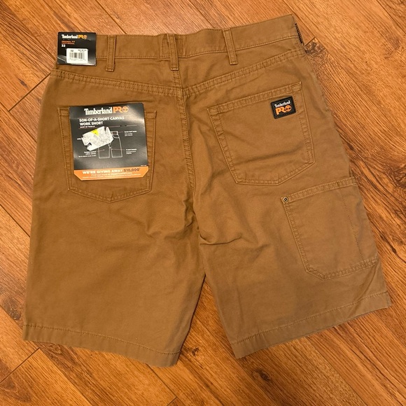 SET of 2 Timberland PRO Men's Cargo Shorts. Both size 32. Gun Metal/ Dark Wheat - Picture 7 of 13